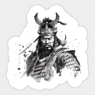 warrior mongol Sticker
